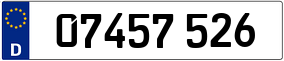 Truck License Plate